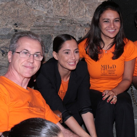 Padre Ricardo Rezende, Camila Pitanga e Dira Paes